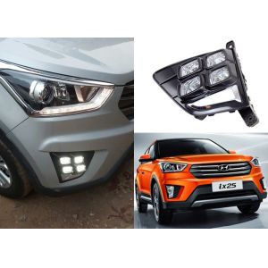 New Design Fog Lamps Daytime Running Lights for Hyundai 2014 2015 IX25 Creta