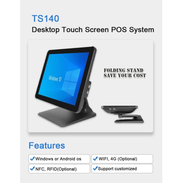 Android 7.1 Billing Touch Screen Cashier Machine Intercom System For EPOS