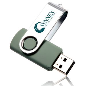 Durable Customized Promotional Gifts 2.0 Swivel USB Flash Drive / USB Disk