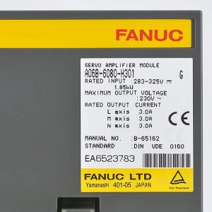 A06B-6080-H301 New 5Kg Fanuc Servo Drive with for Industrial Automation