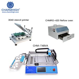 Fast CHM T48VA 6000cph SMT Production Line Small Pick And Place Machine For PCB