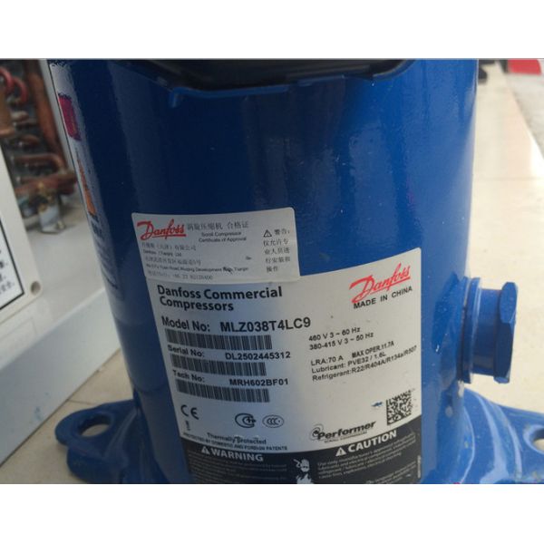 5 HP Maneurop commercial scroll MLZ 038T4LC9 for AC Cold storage with R22/R404a