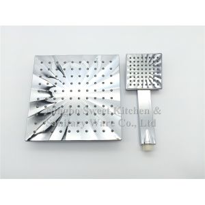 Double face ABS Chrome plating single function shower head hand shower set