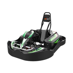 Black Green 60AH*2 Lithium Battery Powered Go Kart For Adults 90km/H