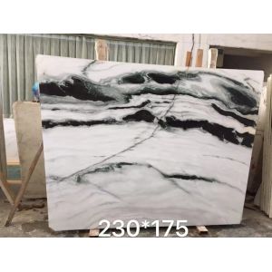 Wholesale Honed Exotic Thick 3cm 30x120cm Panda White Marble Tile from china suppliers