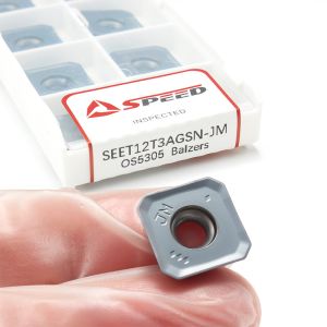 Wholesale CNC Fast Feed Milling Insert SEET1203 SEET12T3-SM SEET12T3AGSN-JM SEET120308PER-PM Carbide Coated Milling Steel Stainless Steel from china suppliers