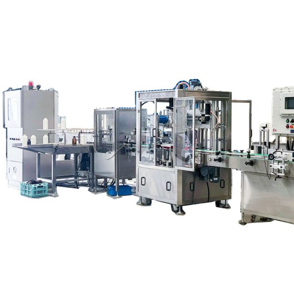 Fully Automatic 250-500ml Small Bottle Filling Machine with 6-16 Nozzles and