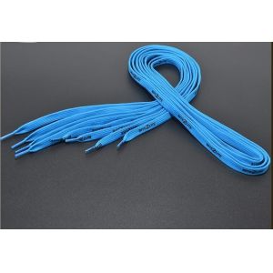 1Cm / 1.5cm Width Coloured Custom Shoe Laces , Heat Transfer Lanyard For