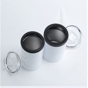 12oz Sublimation Stainless Steel Can Cooler For Slim Beer And Hard Seltzer