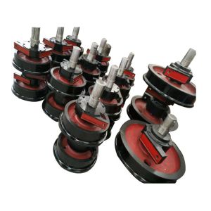 Forging Crane Trolley Wheels Container Cast Steel Block Drum Pulley Sheave