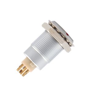 Push Pull Self Locking Z1 Series 6 pin circular connector Female Waterproof