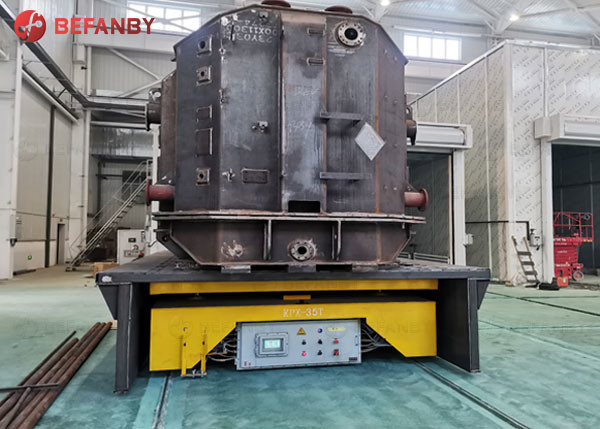 1-500 Ton Heavy Machinery Rail Transfer Cart With Audible Warning Device