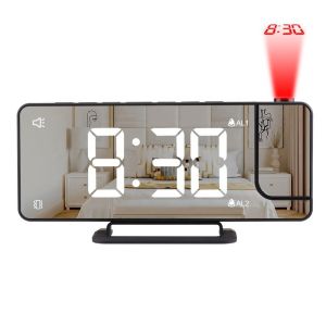 Intelligent Home Small Digital Wireless Room Thermometer Projection Weather