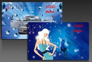 China PLASTIC LENTICULAR CMYK Color Printed PP PET 3D Lenticular Promotion Card on sale