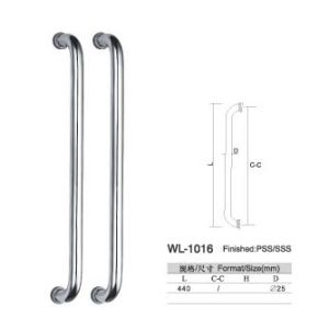 simple design WL-1016 side by side SUS304 Stainless Steel entry door handles set