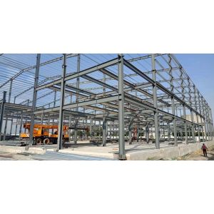 Customized Prefab Steel Structures Fire / Rust Proof Galvanized Z Section