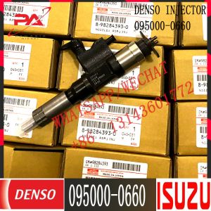 Common Rail Injector 095000-0660 8982843930 Injector For ISUZU 4HK1 6HK1 Engine