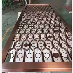 Laser cutting screen decoration room divider metal wall partition