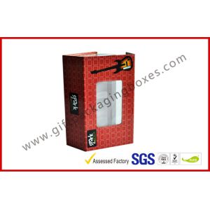 600gsm Rigid Board MP3 / 4 Electronics Packaging with PVC Window , Magnetic