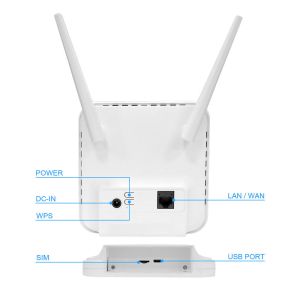 AX6 PRO Lightweight Easy To Use 4G LTE External Antenna CPE Wifi Router For