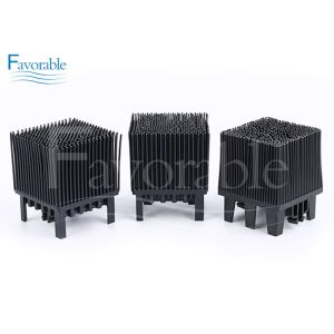 OEM Black Nylon Bristle Blocks Suitable For FK PGM Cutter Machines
