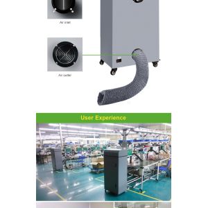 Soldering Fume Extraction System for Electronics Multiple Work Position