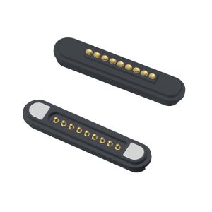 600G Magnetic Force 9pin Pogo Pin Magnetic Connector For Solar Simulator