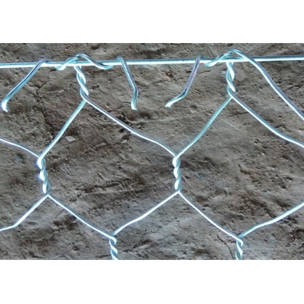 60*80mm 100*100mm Hole Size Galvanized Gabion Box Hot Dipped Hesco Wall Hexagonal Wire Mesh