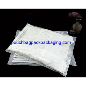 Wholesale Matte slide zip garment bag, clothes pouch bag with zip on top from china suppliers