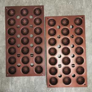 Wholesale 21 Cavity Spheroidal Aluminized Steel Baking Pans Durit PTFE Coating from china suppliers