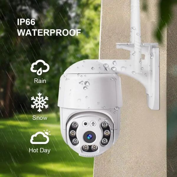 WIFI Camera HD 2MP PTZ Outdoor Waterproof IP66 Wireless IP Camera CCTV V380