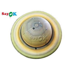 0.25mm PVC 60 Inches Inflatable Saturn Planet Balloons For Educational