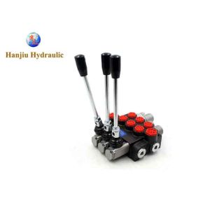 Wholesale 40 Liter Monoblock Directional Control Valve 3p40 Three Spools G 3/8&quot; from china suppliers