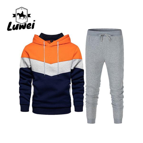 Moletons Heavy Two Piece Set Pullover Sweat-shirt Logo Designer Cotton Men's Hoodies & Sweatshirts Set