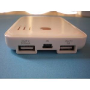 5000mah Polymer Li-ion Battery Dual USB Portable Battery Charger For IPhone 4