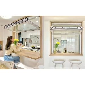 folding window aluminum balcony vertucal