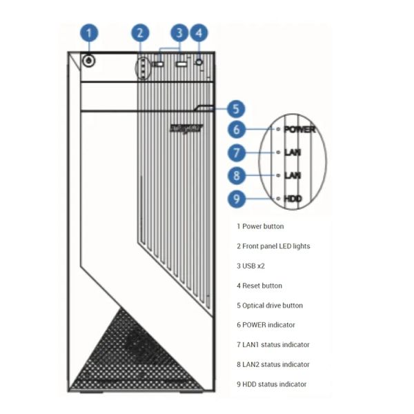 Intel E-2236 Processor Tower Server NP3020M5 for Exceptional Performance