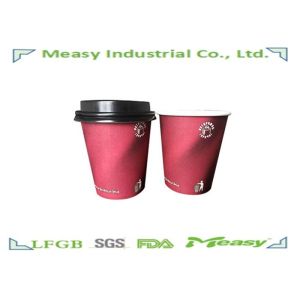 7OZ Vending Coffee Machine Paper Cup Lids Logo Printed insulated