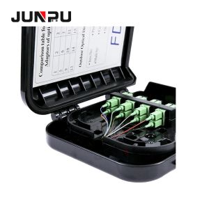 black Optical Fiber Distribution Frame full equipped SC adapter and pigtails