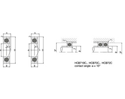 Precision Spindle Bearings: Ceramic balls HCB7000C.T.P4S.UL