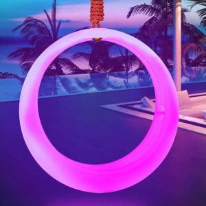 Wholesale Hotel Modern PE plastic LED RECHARGEABLE LED swing from china suppliers