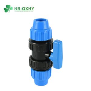 Complete Size PP Ball Valve Compression Valve Male Valve for Irrigation System