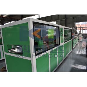 UPVC PVC WPC Wood Plastic Door Frame Profile Making Machine / Extrusion