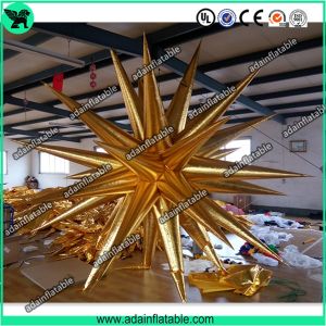 Event Ceiling Inflatable,Golden Inflatable Star,Party Golden Inflatable