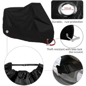 Scooter Moped Rain Cover Waterproof Prevent Rain Sun UV For Any Weather