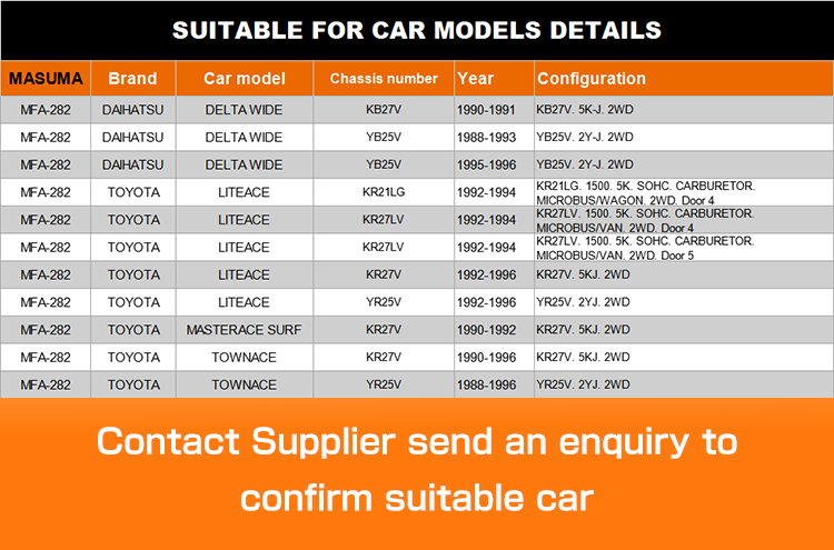 Air Filter 17801-16010 4560116762002 AY120-TY021 for DAIHATSU 1988-1996 at MFA-282 MASUMA