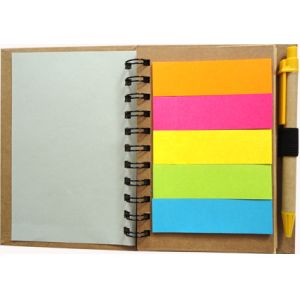 Wholesale 108 GSM kraft paper and 2mm grey board Recycled Paper Notepad from china suppliers