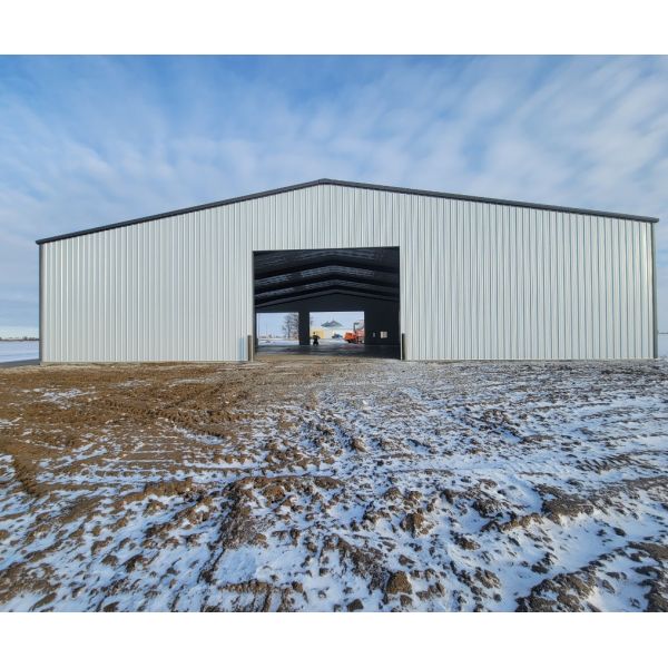 ASTM Standard Steel Structure Warehouse Customized With Painting / Galvanized