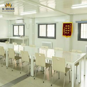 Basic Accommodation Construction Site Container Canteens For Worker