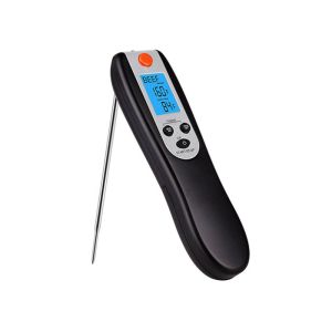 China Instant Read Foldable BBQ Meat Thermometer , Digital Meat Thermometer With Talking Function on sale